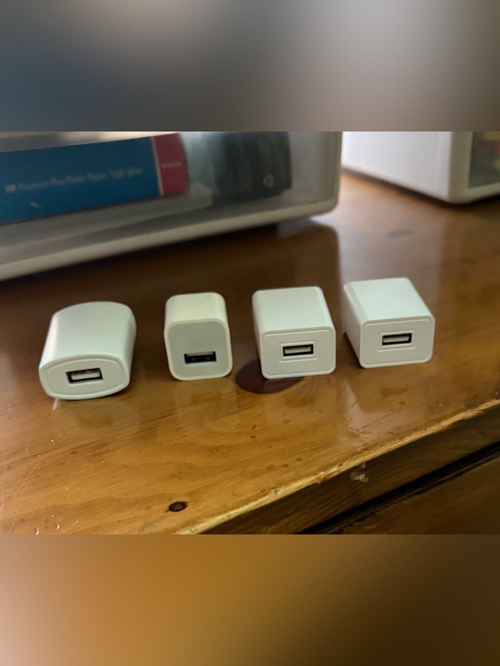 Charging block power supply; bundle of four.